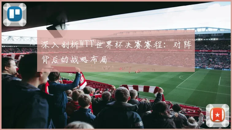 深入剖析WTT世界杯决赛赛程:对阵背后的战略布局